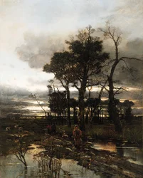 Paysage du soir, Norfolk